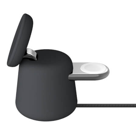 แท่นชาร์จไร้สาย BELKIN WIZ020BTH36 2IN1 ชาร์จเร็วเทคโนโลยี MAGSAFE สีชาโคล_1
